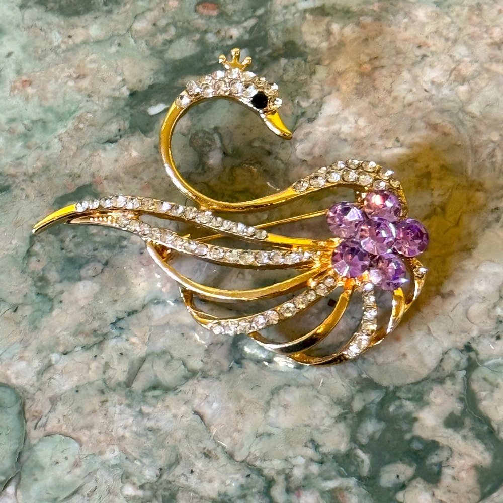 Swan Shaped Brooch